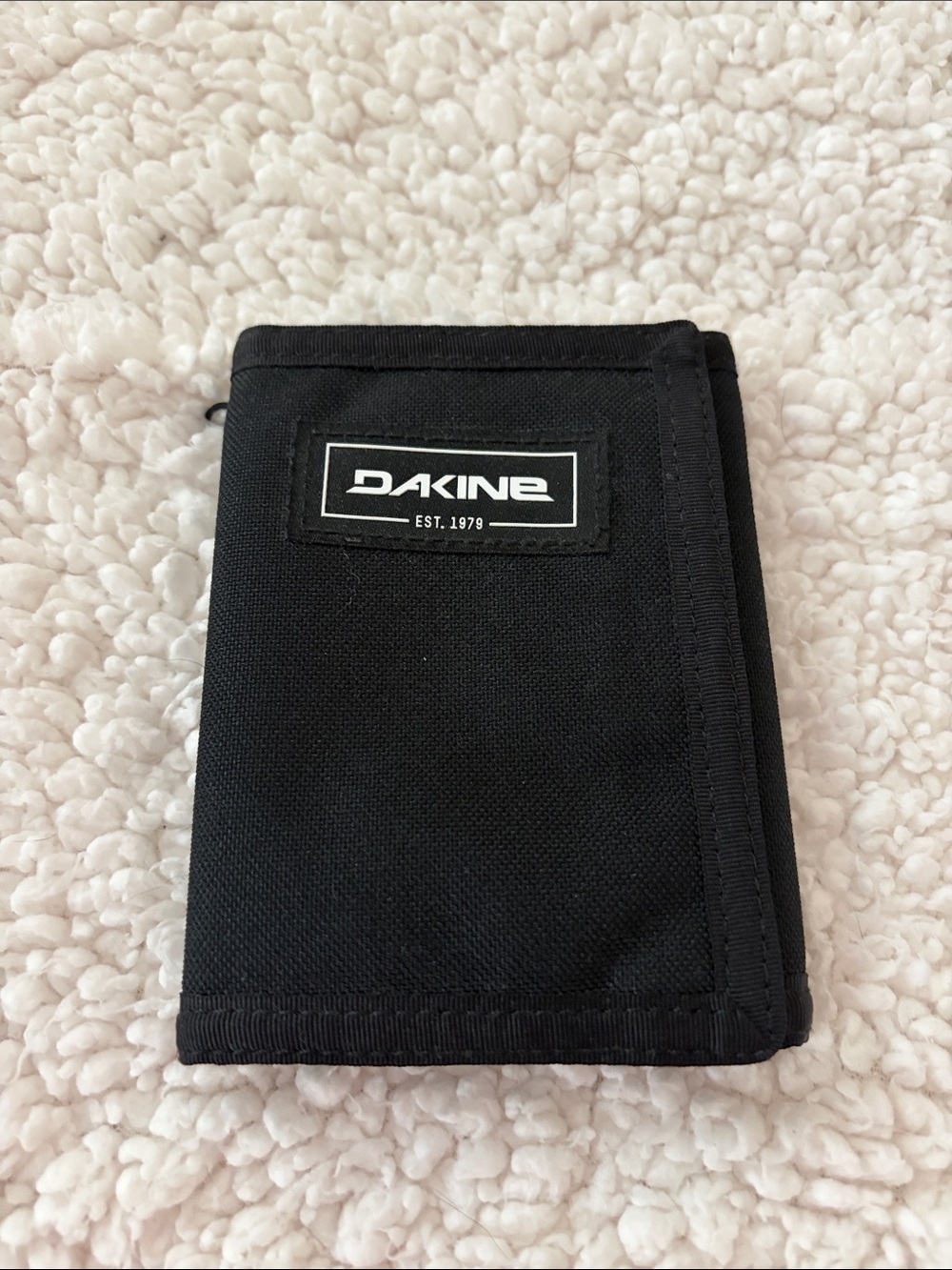 Dakine Black Tri-Fold Wallet with Logo Patch